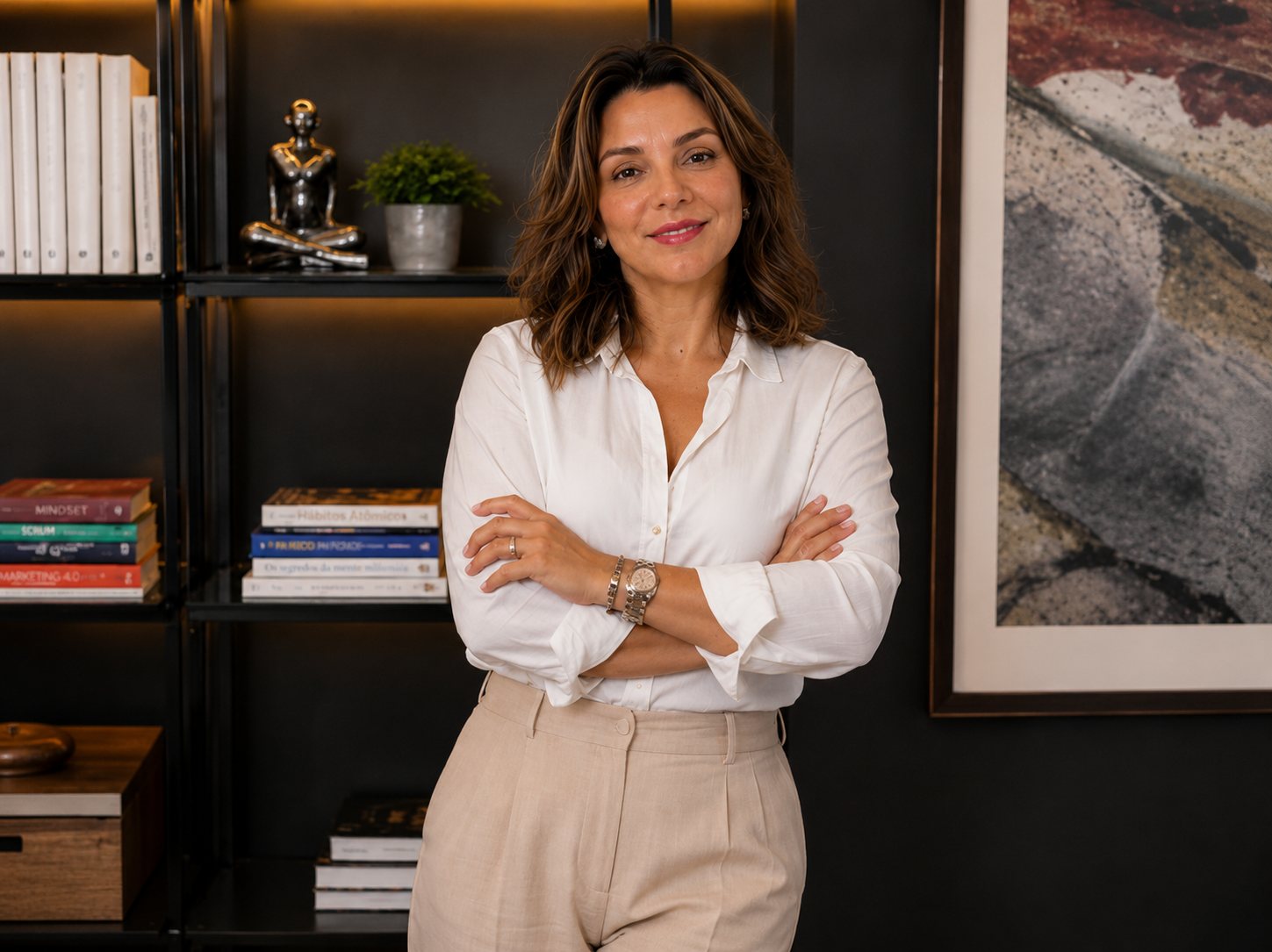 Retrato de Deanny Carvalho, Master Terapeuta TRG